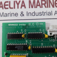Advanced Systek 4-6000-036 Printed Circuit Board Rev: A 94V-0