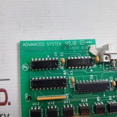 Advanced Systek 4-6000-036 Printed Circuit Board Sch Be-12814 Rev: A 94V-0