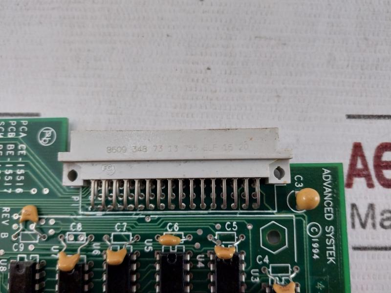 Advanced Systek 4-6000-040 Printed Circuit Board 94V-0 5-0 Rev.B