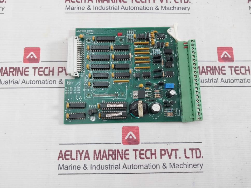 Advanced Systek 4-6000-040 Printed Circuit Board Card Rev 1.0 Cs D2De 94V-0