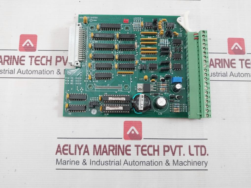 Advanced Systek 4-6000-040 Printed Circuit Board Rev.B 94V-0