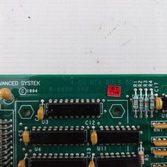 Advanced Systek 4-6000-040 Printed Circuit Board Rev.B 94V-0