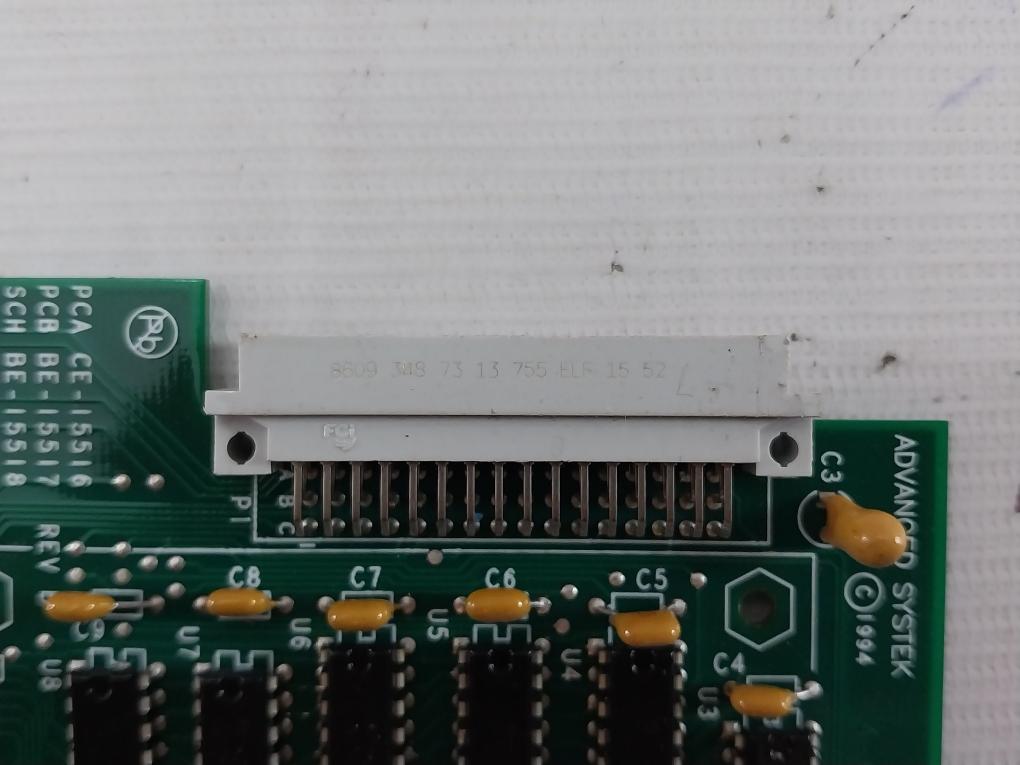 Advanced Systek 4-6000-040 Printed Circuit Board Rev.B 94V-0