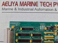 Advanced Systek 4-6000-040 Printed Circuit Board Rev B 94V-0 Pcb Be-15517