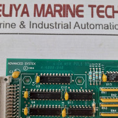 Advanced Systek 4-6000-040 Printed Circuit Board Rev B 94V-0 Pcb Be-15517