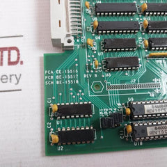 Advanced Systek 4-6000-040 Printed Circuit Board Rev B Pca Ce-15516 Sch Be-15518
