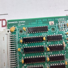 Advanced Systek 4-6000-040 Printed Circuit Board Rev B Pca Ce-15516 Sch Be-15518