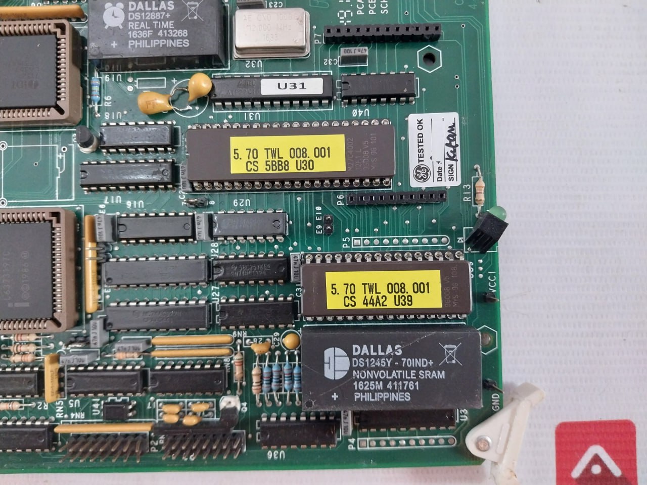 Advanced Systek / Ge 4-6000-029 Printed Circuit Board For Cpu Ae-19375 94V