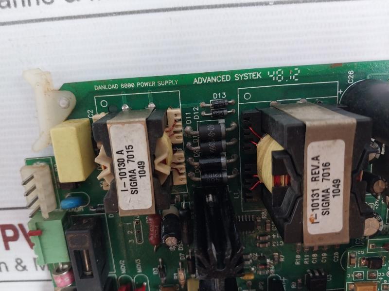 Advanced Systek Pcb 4-6000-111 Printed Circuit Board Rev: C 110-125Vac