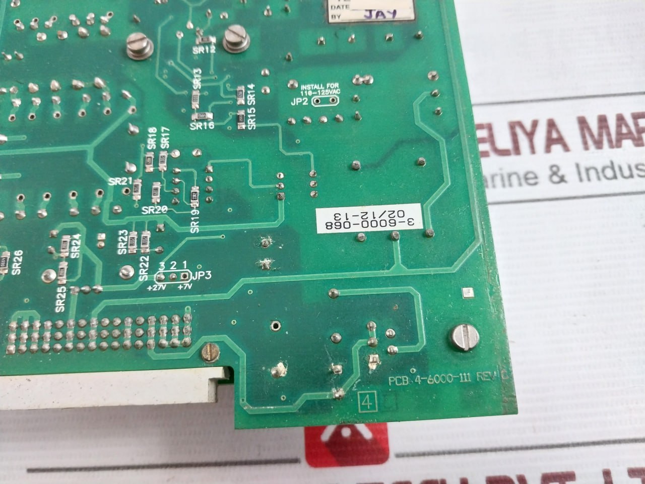 Advanced Systek Pcb 4-6000-111 Printed Circuit Board Rev: C 110-125Vac