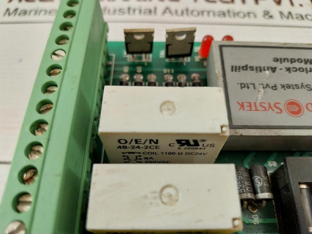 Advanced System 1651301 Arm Interlock-antispill Module 02/10-11