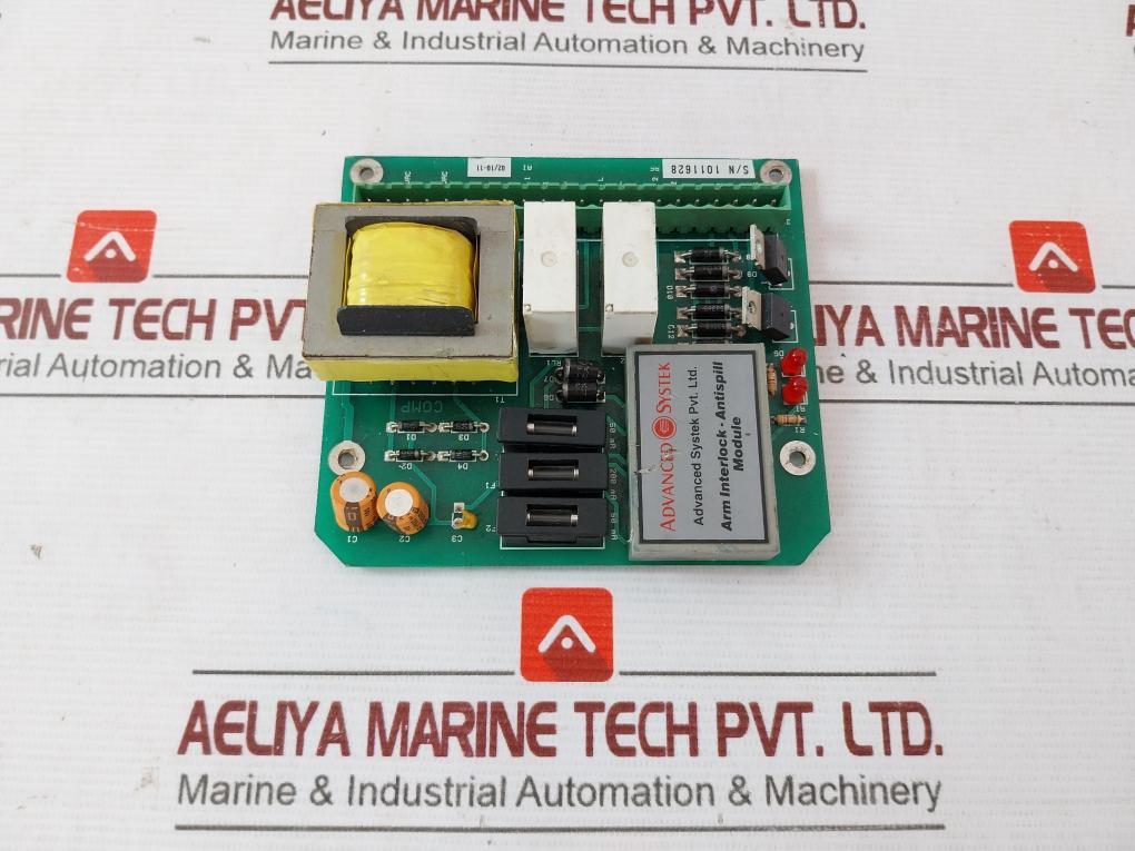 Advanced System 1651301 Arm Interlock-antispill Module 02/10-11