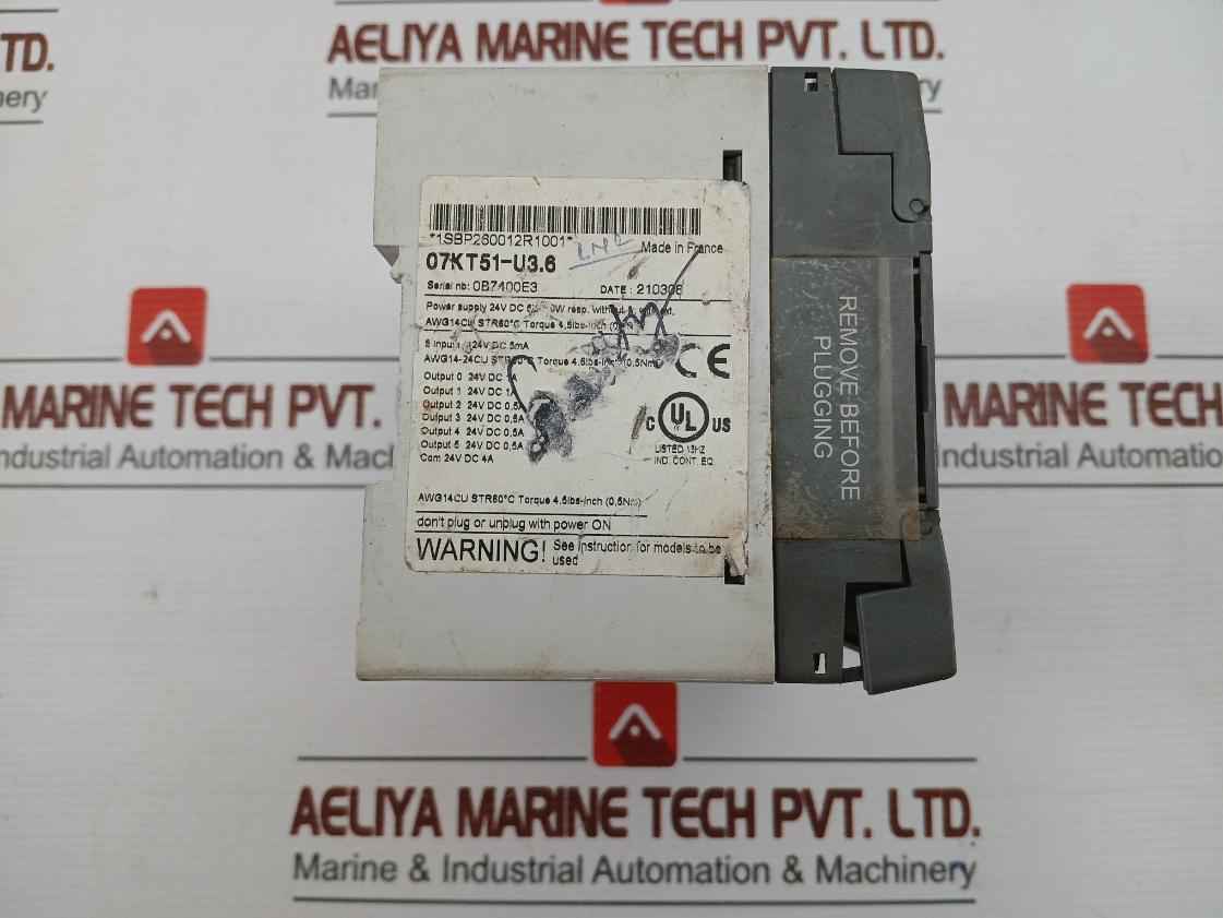 Advant Controller Power Supply 07Kt51-u3.6 - 24Vdc Abb
