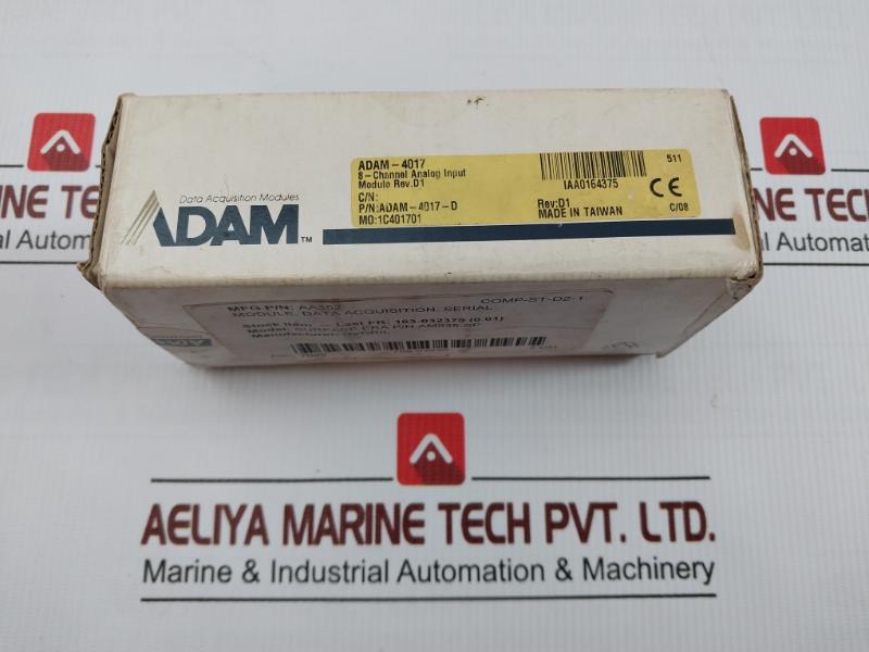 Advantech 8-channel Analog I/O Module Rev-d1 Adam-4017-d