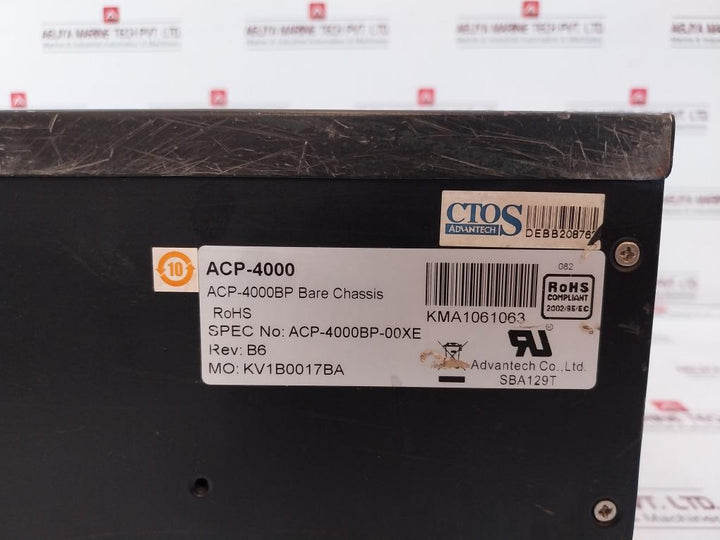 Advantech Acp-4000Bp-00Xe Rackmount Chassis 14-slot Kv1B0017Ba