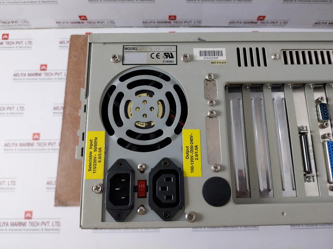 Advantech Ipc-610P-260 Industrial Computer Cpu 100-120V~/200-240V~