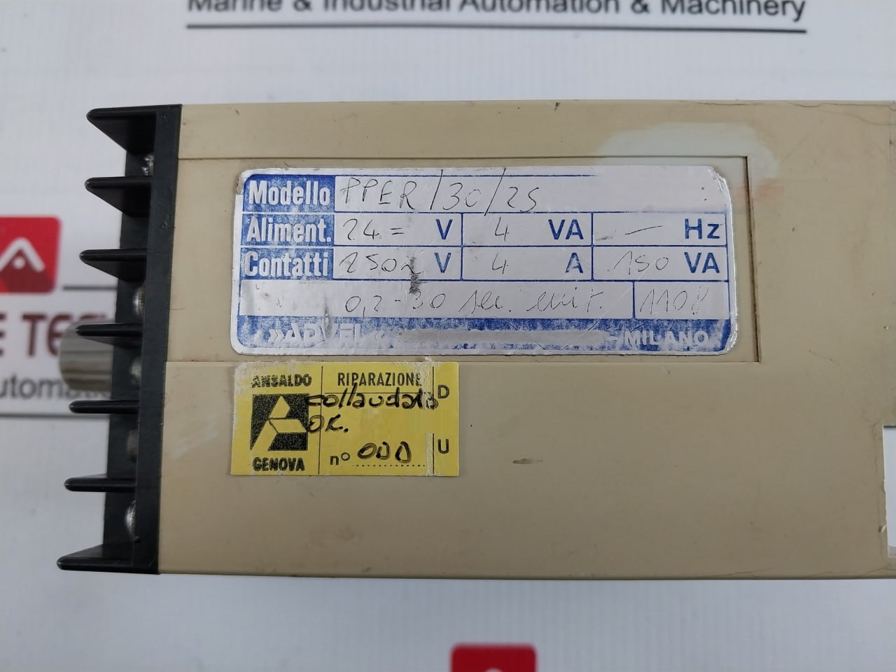 Advel Pper/30/2S Electronic Process Timer 24Vdc 4Va 250V 4A