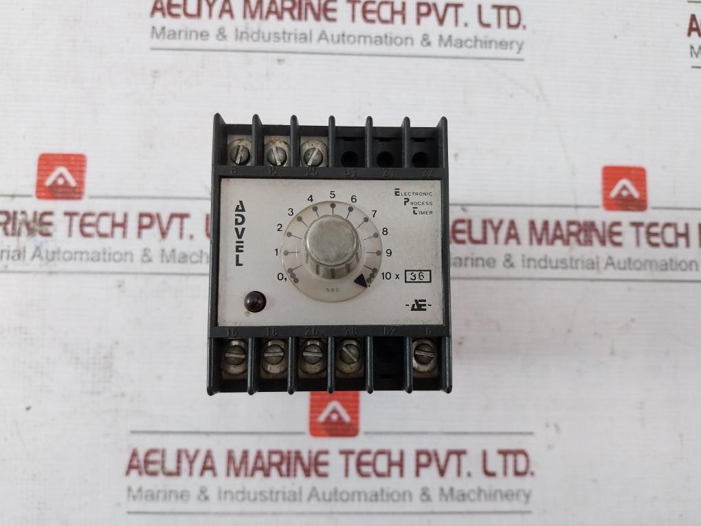 Advel Pper/360/25 Electronic Process Timer 250-v 4A 150Va 1,8-360 0408