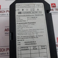 Ae- Automatic Electric 90-270 V Ac/Dc Programmable Multifunction Transducer