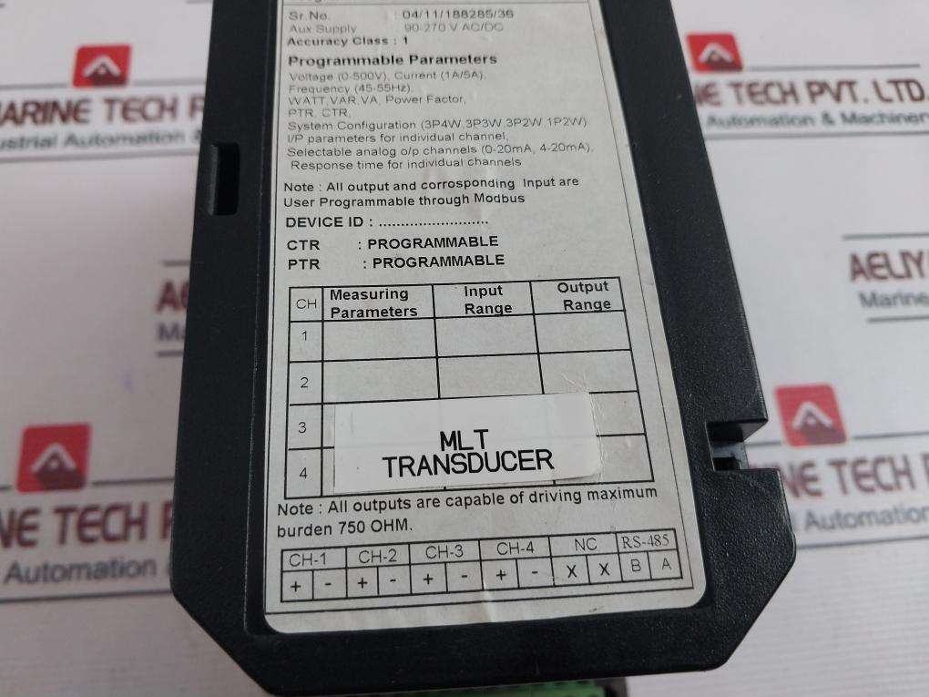 Ae- Automatic Electric 90-270 V Ac/Dc Programmable Multifunction Transducer