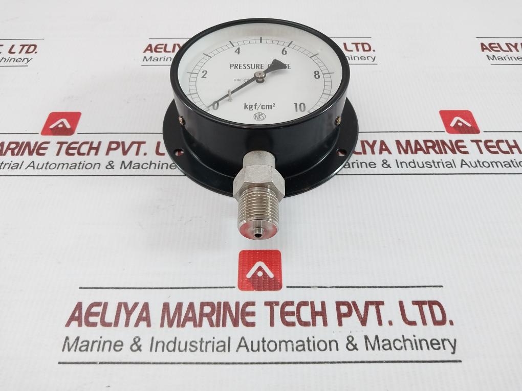 Ae10-243 Analog Pressure Gauge 0 To 10 Kgf/Cm2 Nagano Keiki