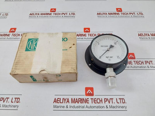 Ae10-243 Pressure Gauge Nagano Keiki 0 To 15 Kgf/Cm2