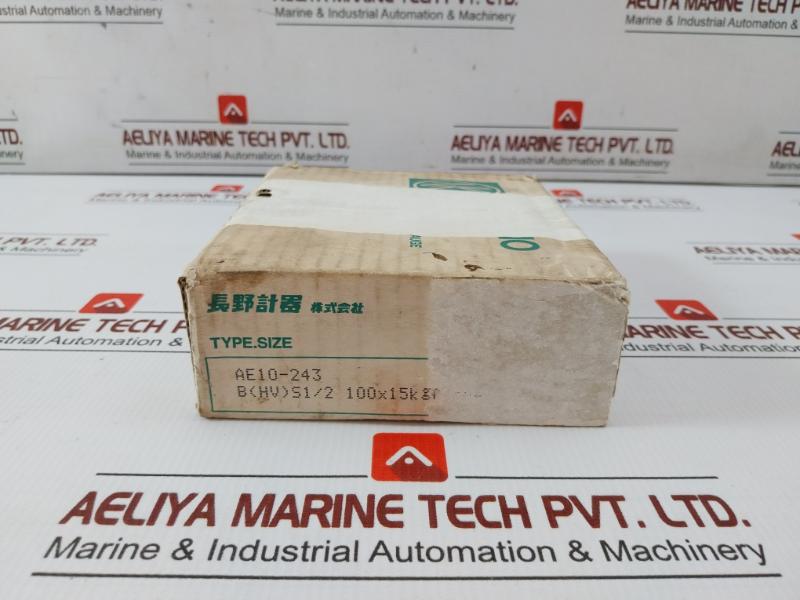 Ae10-243 Pressure Gauge Nagano Keiki 0 To 15 Kgf/Cm2