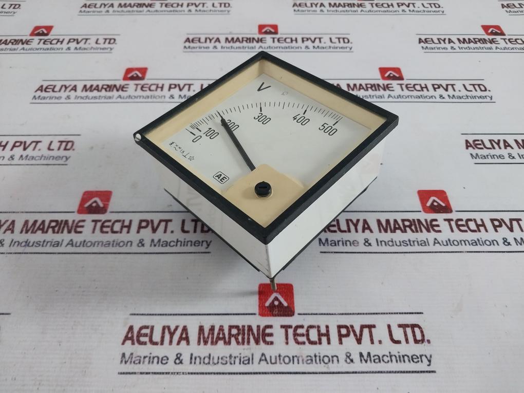 Ae Analog Voltmeter, Dimension: 96x96,0-500v Voltage Regulator 50-60hz