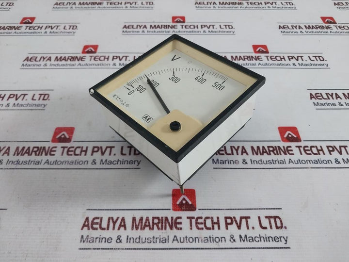 Ae Analog Voltmeter, Dimension: 96x96,0-500v Voltage Regulator 50-60hz
