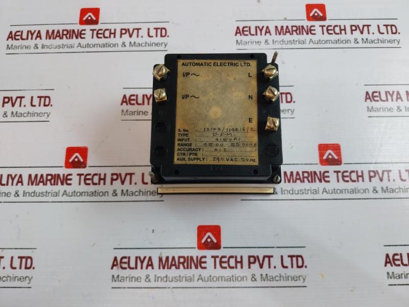 Ae D.f.m. Frequency Meter 415vac, 45-55hz 240v.a.c. 50hz