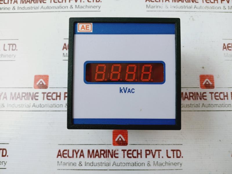 Ae Digital Ac Voltmeter Single Phase Voltmeter 110 Vac, 50hz 0-300 Kvac