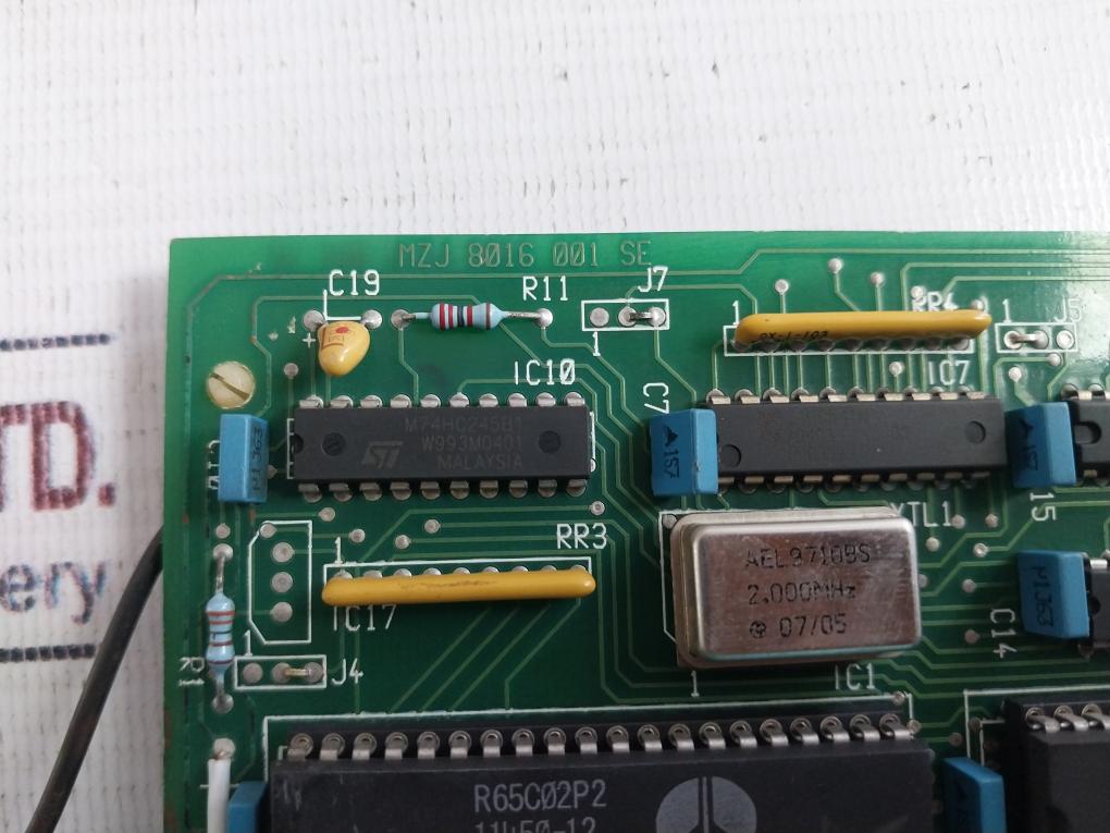 Ae Mzj 0016 001C Printed Circuit Board Mzj 8016 001 Se