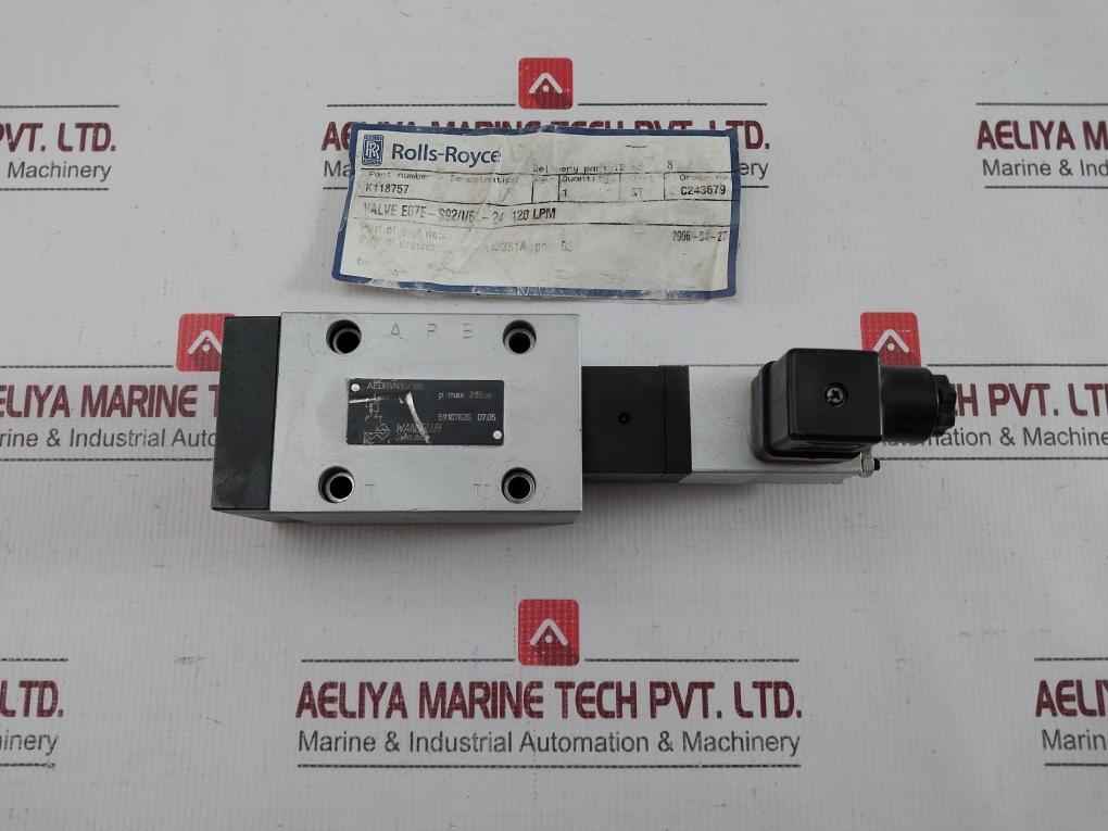 Aedrvn10/100 Wandfluh Hydraulic Magnetic Valve