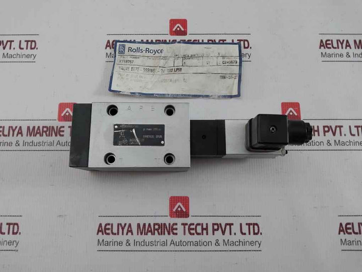 Aedrvn10/100 Wandfluh Hydraulic Magnetic Valve