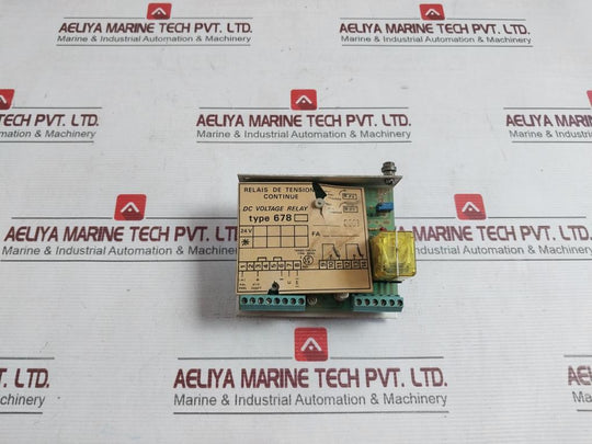 Aees 678 (03,01) Dc Voltage Relay 24V