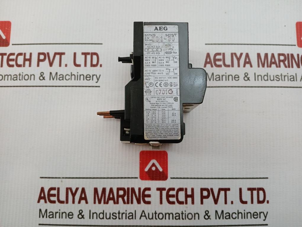 Aeg 15-23A/690V Thermal Overload Relay 910-341-861-00