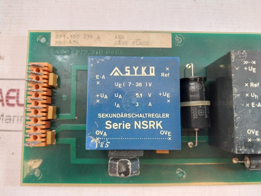 Aeg 272.310 048A Printed Circuit Board 271.107 834 A Neg 424