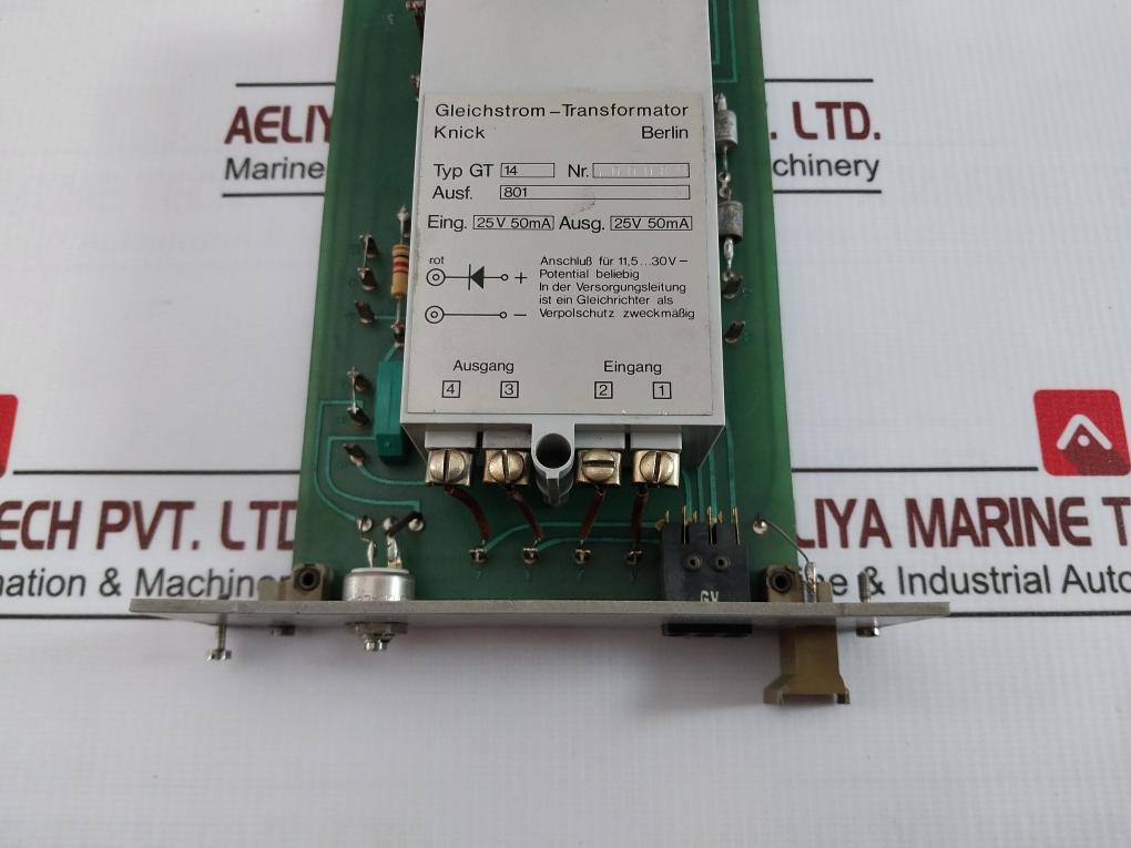 Aeg 29.2917.2166 Printed Circuit Board 100089 25V 50Ma