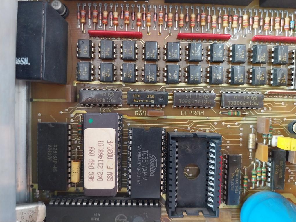 Aeg 6054-042 Control Unit 042.211468.01, Gsw F.A020/E, 705D, A 020 63Vdc 24V