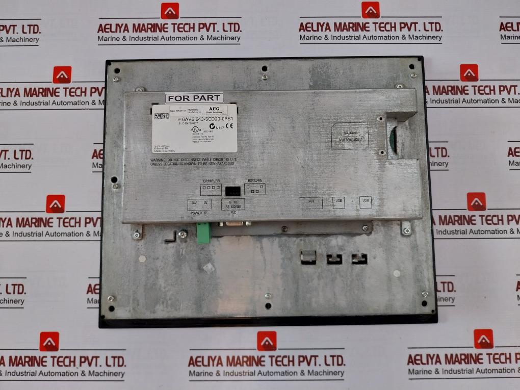 Aeg 6Av6 643-5Cd20-0Ps1 Touch Screen Panel Dc24V/0 8A Max