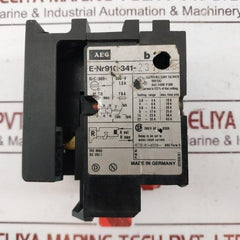 Aeg 910-341 Thermal Overload Relay 300V Ac B300 1.5A 600 Vac A600 P300