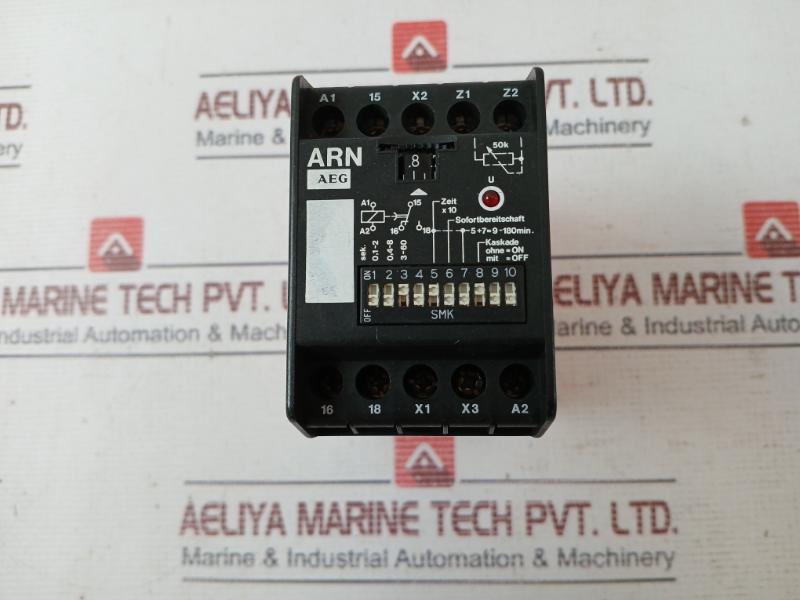Aeg Arn 910.346 Timer Relay 380V Ac 0.1-600 Sec 4 409 003 01