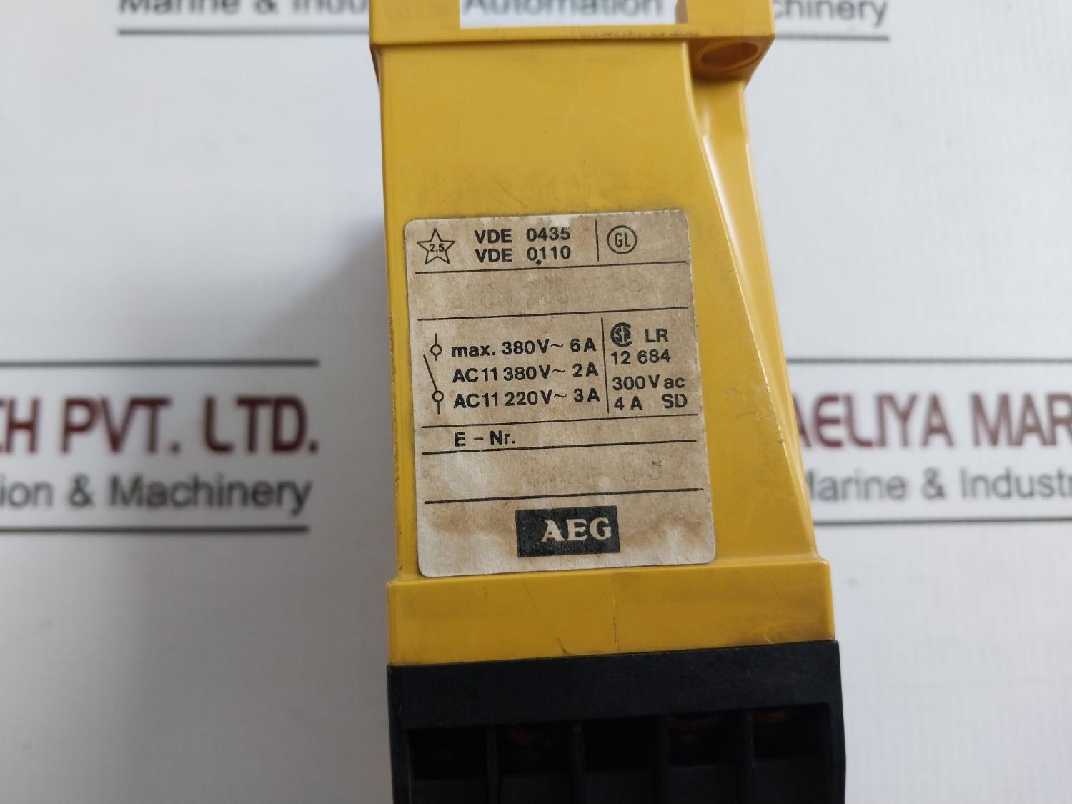 Aeg Arn 910.346 Timer Relay Ac11 380V~2A 300Vac 4A Sd 0,05 To 30 Sek