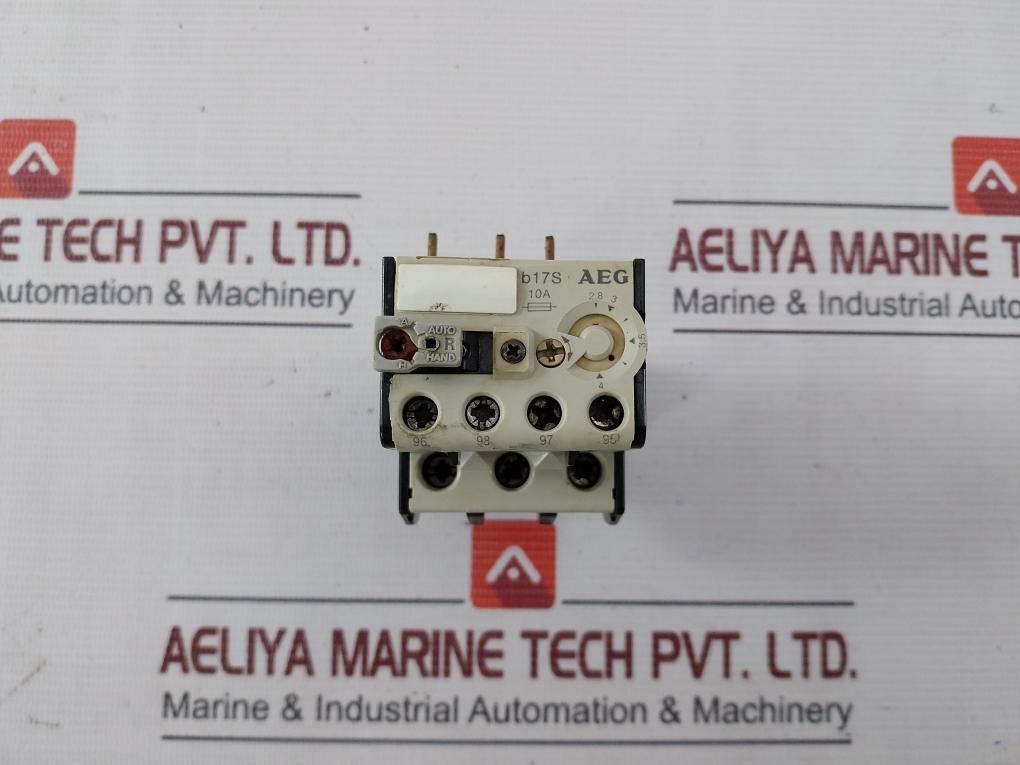 Aeg B17S Thermal Overload Relay 600Vac 16-10 Awg