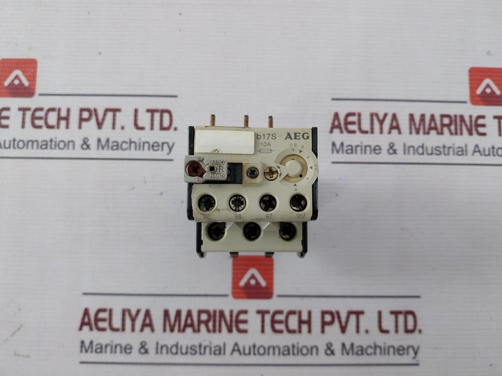Aeg B17S Thermal Overload Relay 600Vac 16-10 Awg