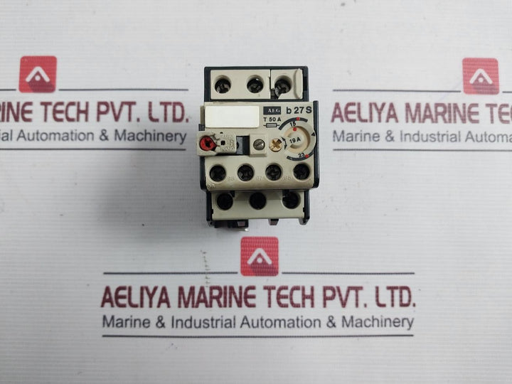 Aeg B27S Thermal Overload Relay Ac 11-500V 1,2A Vde0660 C600 R300
