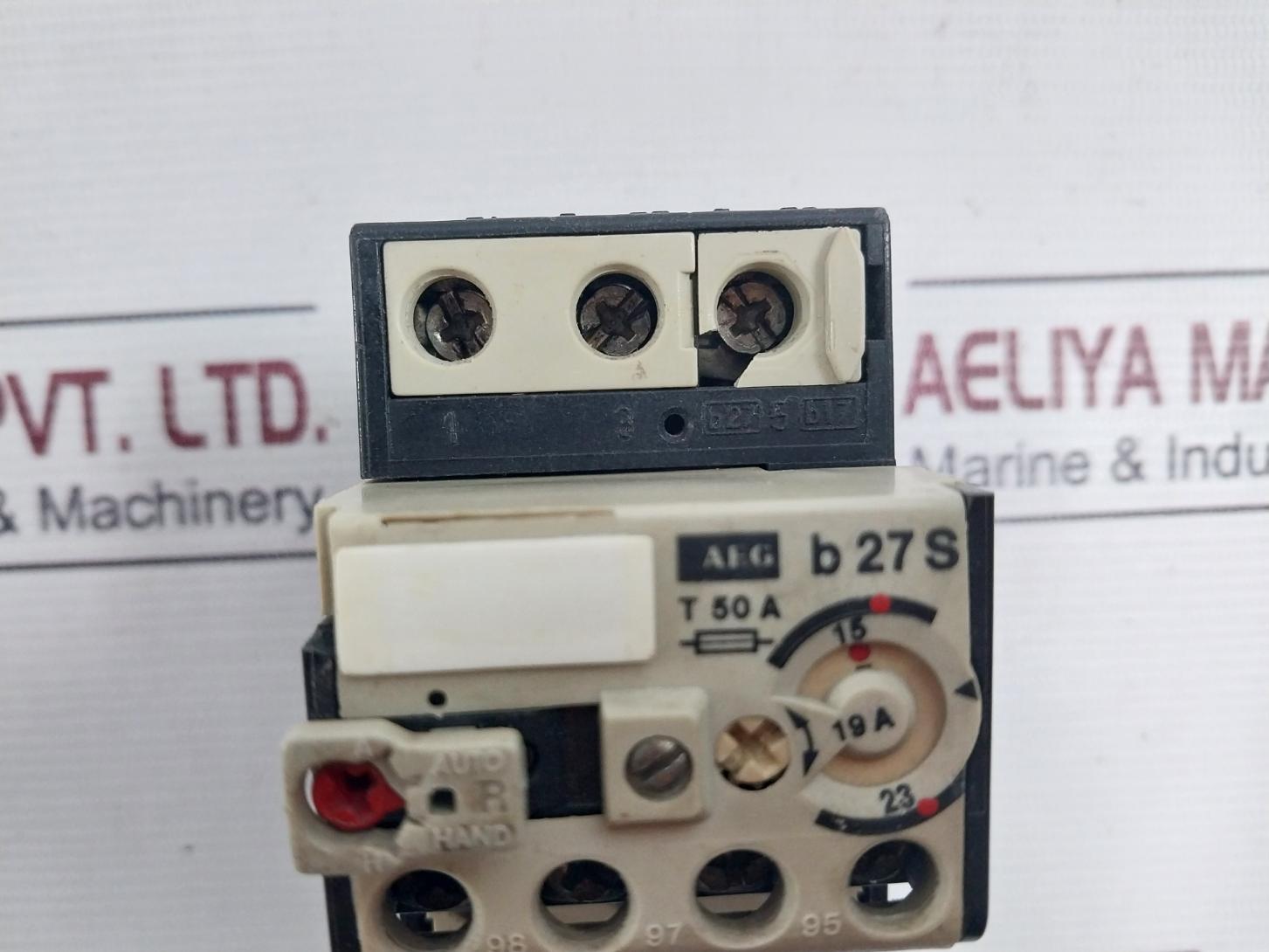 Aeg B27S Thermal Overload Relay Ac 11-500V 1,2A Vde0660 C600 R300