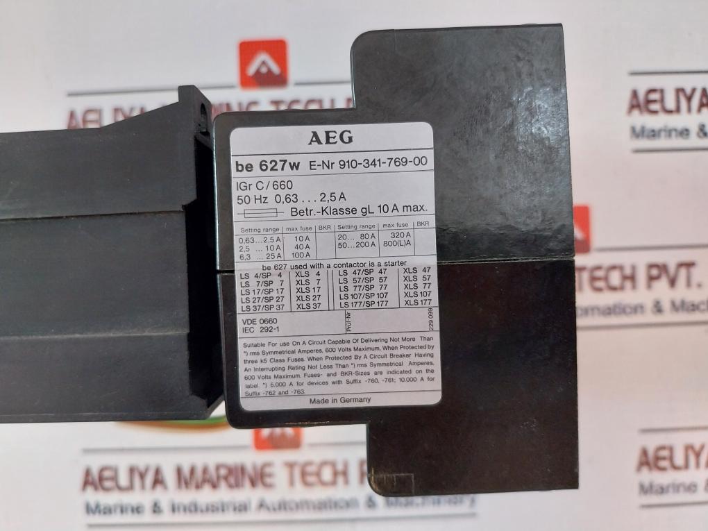 AEG BE 627W/ BE 627E Current Transformer 0.63..2.5A 50Hz