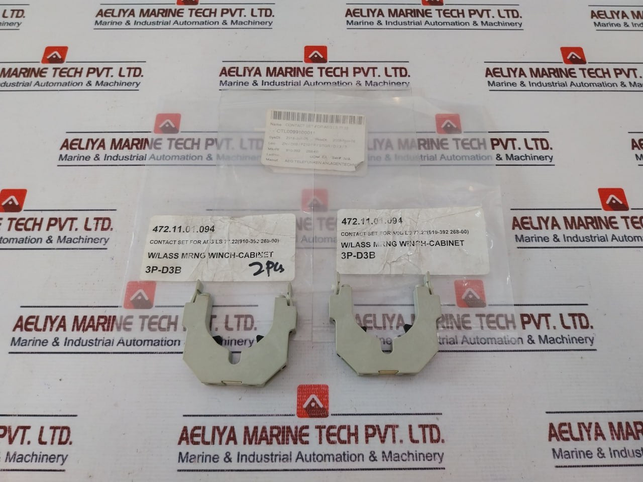 Aeg Ctl0099100011 Contact Set For Ls 77.22 3p-d3b
