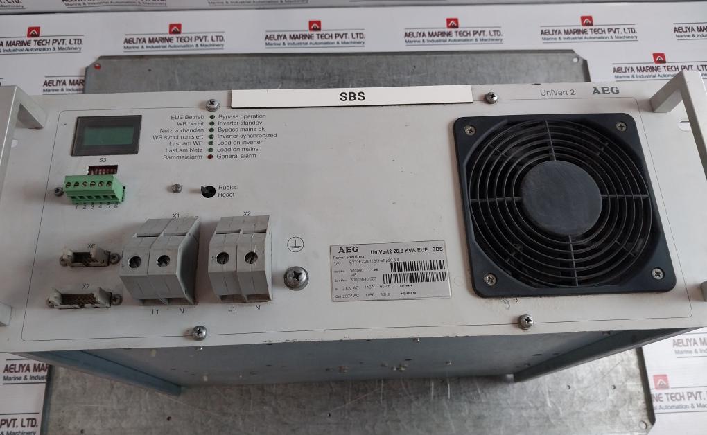 Aeg E230E230/116/3-vfp26,6-8 Univert 2 Inverter 60Hz